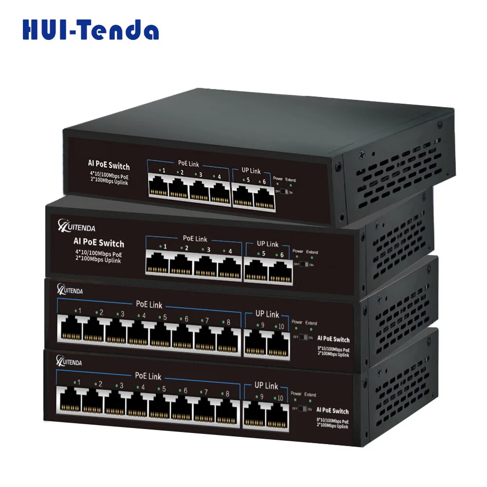 Коммутатор-hui-tenda-poe-с-4-8-портами-ethernet-коммутатор-с-2-портами-rj45-uplink-10-100-Мбит-с-ieee-8023-af-at-для-ip-камеры-беспроводной-точки-доступа-cctv