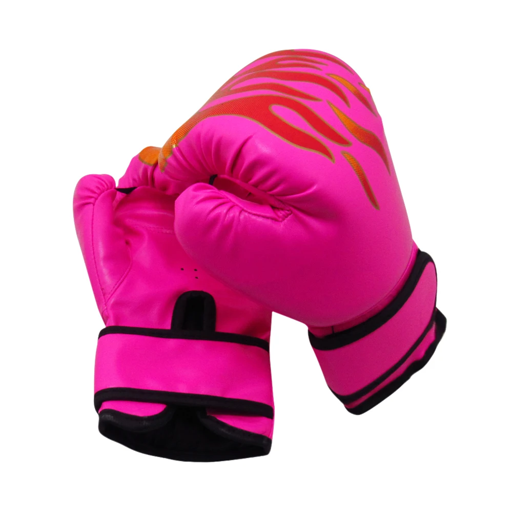 2pcs Boxing Training Fighting Gloves Flame Gloves Kid Breathable Sparring Karate for Effective Working-out Accessories