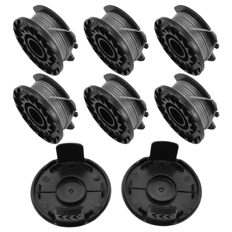 ABYO Strimmer Spool Replacement For , 8Pcs String Trimmer Spool Compatible With Cordless Grass Trimmer Art 23 SL