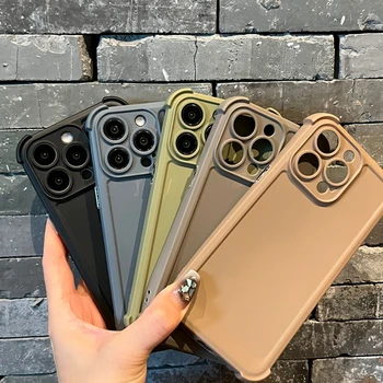 Luxury Soft Liquid Silicone Phone Case For iPhone 11 12 13 14 15 Pro Max Plus XS X XR Max Candy Shockproof Bumper Back Cover - Image 5