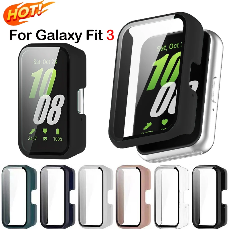 Premium Smartwatch Protective Cover with Tempered Glass - Anti-Fall & Scratch-Resistant