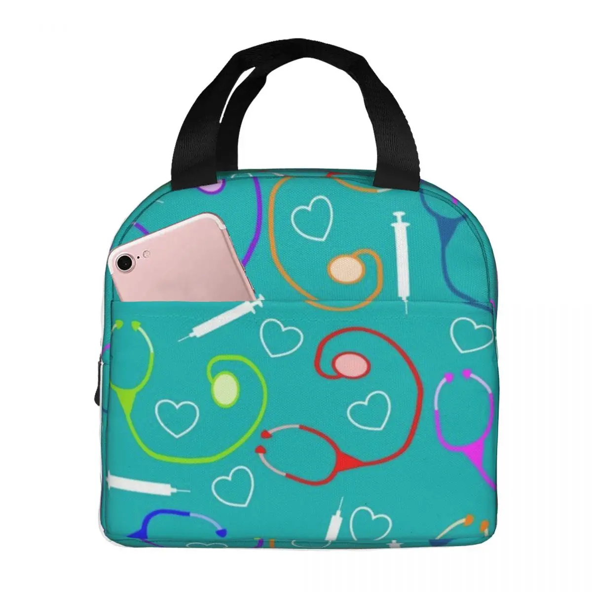 

Nurse Medical Portable Insulated Oxford Lunch Bag Reusable Lunch Box Lunch Organizer Thermal Cooler Tote Bag