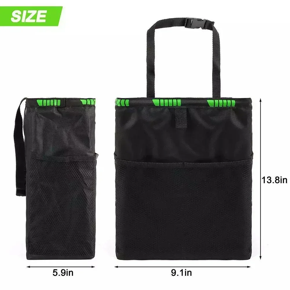Car Seat Back Trash Holder Hang Litter Bag Garbage Storage Rubbish Container Oxford Cloth Waterproof Car Waste Bins Cleaning Bag
