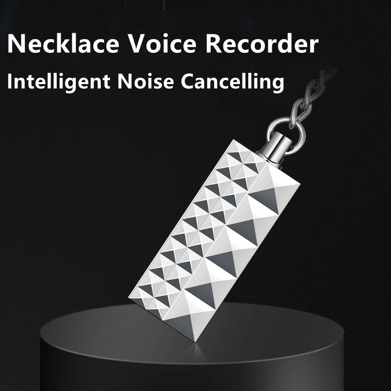Necklace Voice Recorder Smart Audio Recording Digital Dictaphone