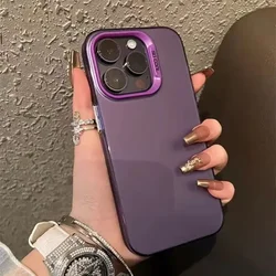 Luxury Metallic Matte Protective Phone Case - Elegant & Durable Design for OnePlus Nord (Purple)