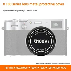 Premium Aluminum Alloy Camera Lens Dust Cover - Universal Fit (Lens Cap F)