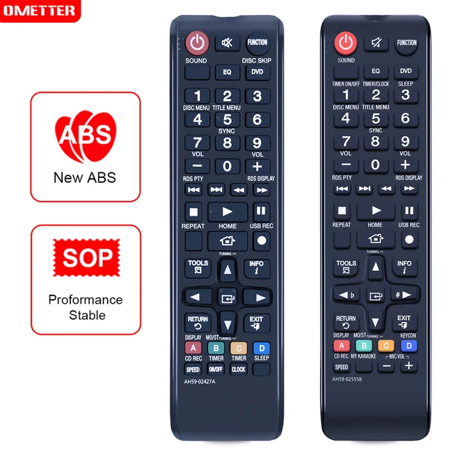 AH59-02427A AH59-02555B Remote control Samsung DVD Micro Hi