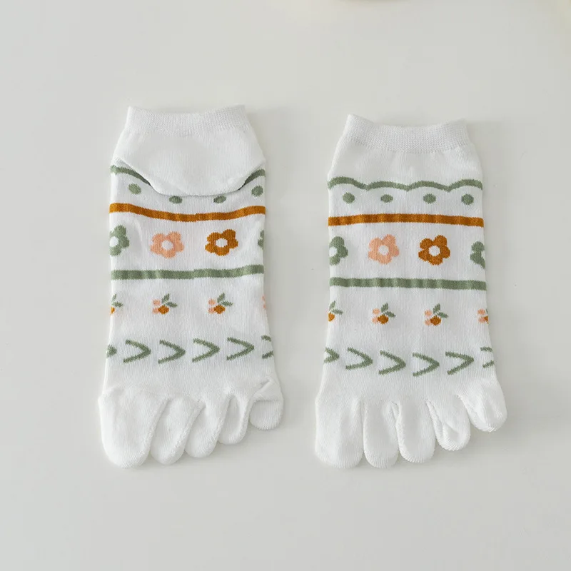 6 Paar Fünf-Finger-Socken für Damen, Sommer, dünn, atmungsaktiv, kurze Socken, schweißabsorbierend, geteilte Zehensocken, flacher Mund, Bootssocken – Detail 9