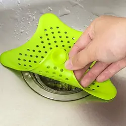 Silicone Kitchen Sink Drain Filter Hair Stopper Catcher Filter Bathroom Kitchen Supplies Bathtub Strainer Sewer Outfall Filter