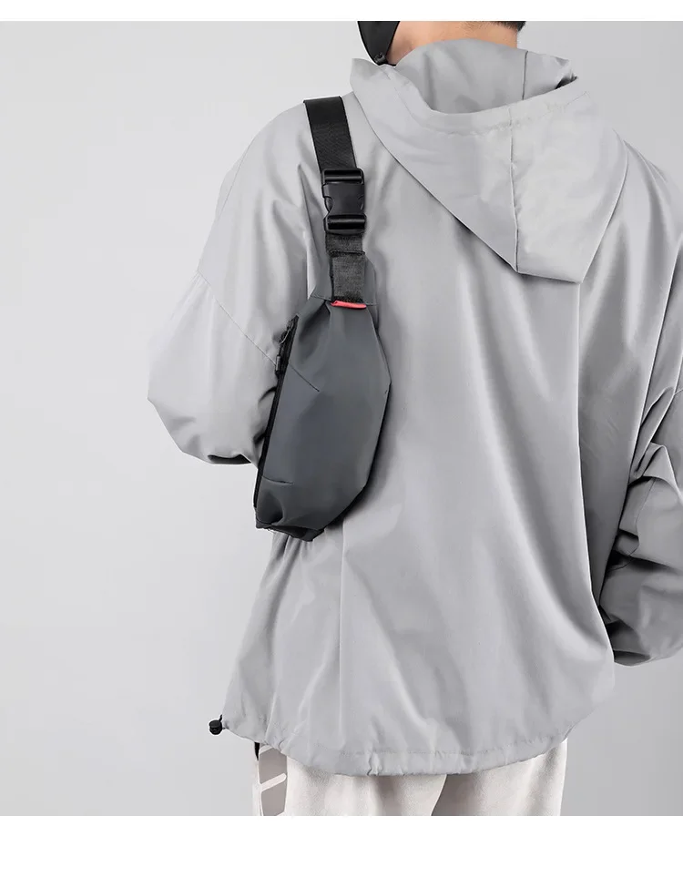 Riñonera para hombre, bolso cruzado de viaje para estudiantes universitarios jóvenes, bolso con cinturón para hombre, bo