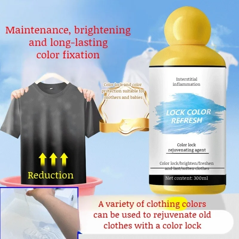 Clothing Color Lock and Replacement Prevent Color Loss Clothing Restorer Dye Restorer