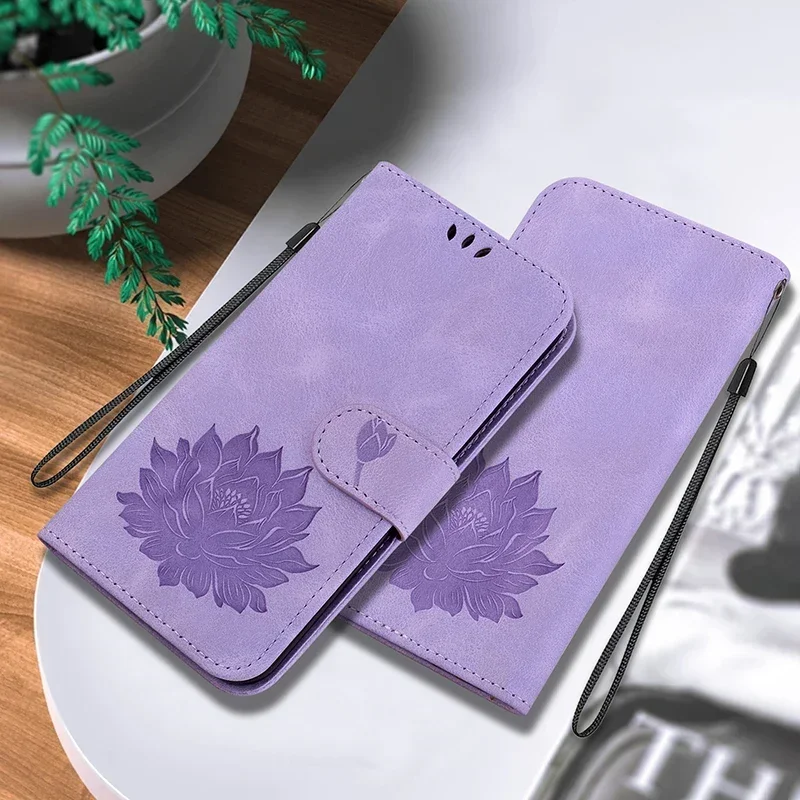 Leather Phone Case with Card Slot Wallet Cover