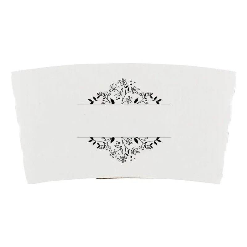 Custom Printed 20PCS 10-20oz Coffee Cup Sleeves Kraft Disposable Heat Insulated Cup Hol... - SKU CCS1231 - UGI Packaging