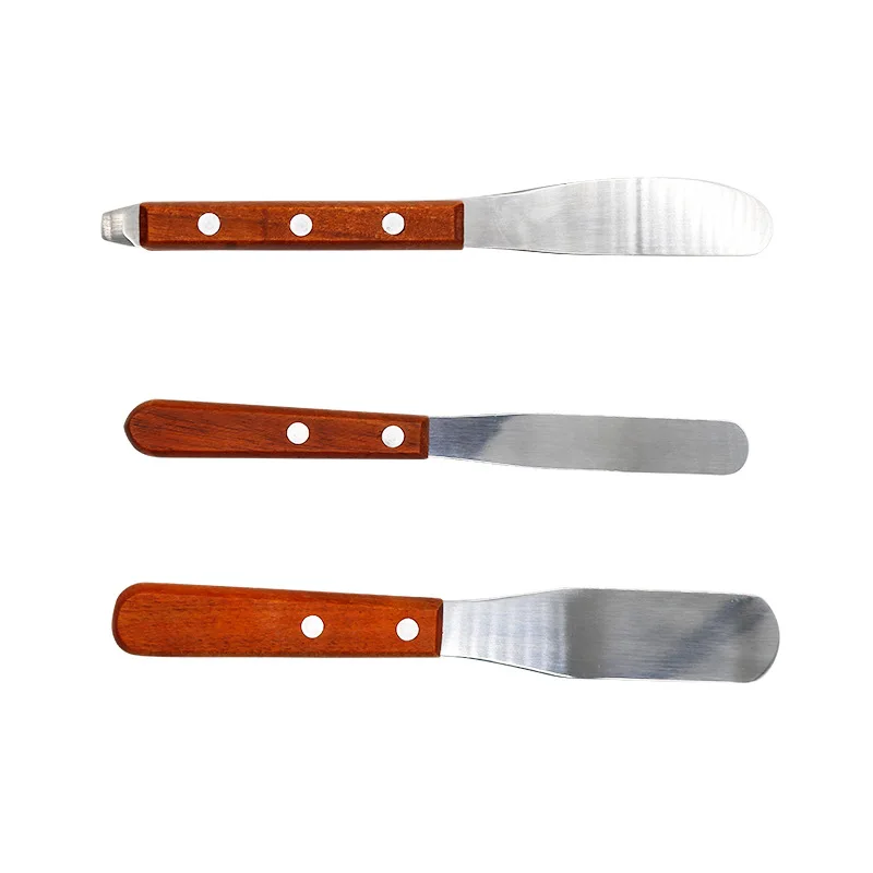 HARDY Spatole per Pittura Acciaio Inossidabile di Alta Qualità per Colla di Gesso Levigatura dei Bordi Set di 4 Spatole di Precisione 40, 80, 100, 15 | Leroy Merlin