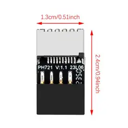 USB C to Type - E Female High - Speed Motherboard Extension Adapter (USB Adapter)