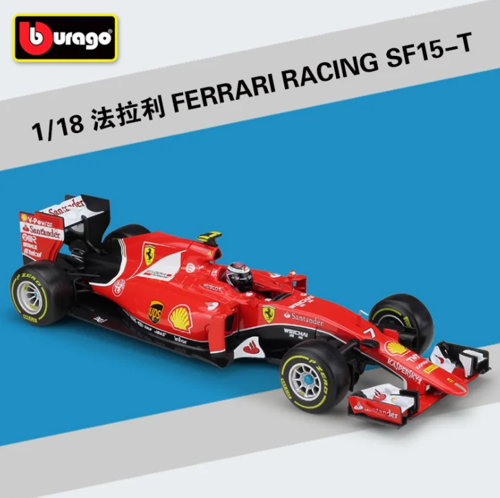 remote control stunt car Bburago 1:18 F1 Car Model Simulation of Original Alloy 2017 RB13 W07 Formula Car Model RC Cars for kid RC Cars