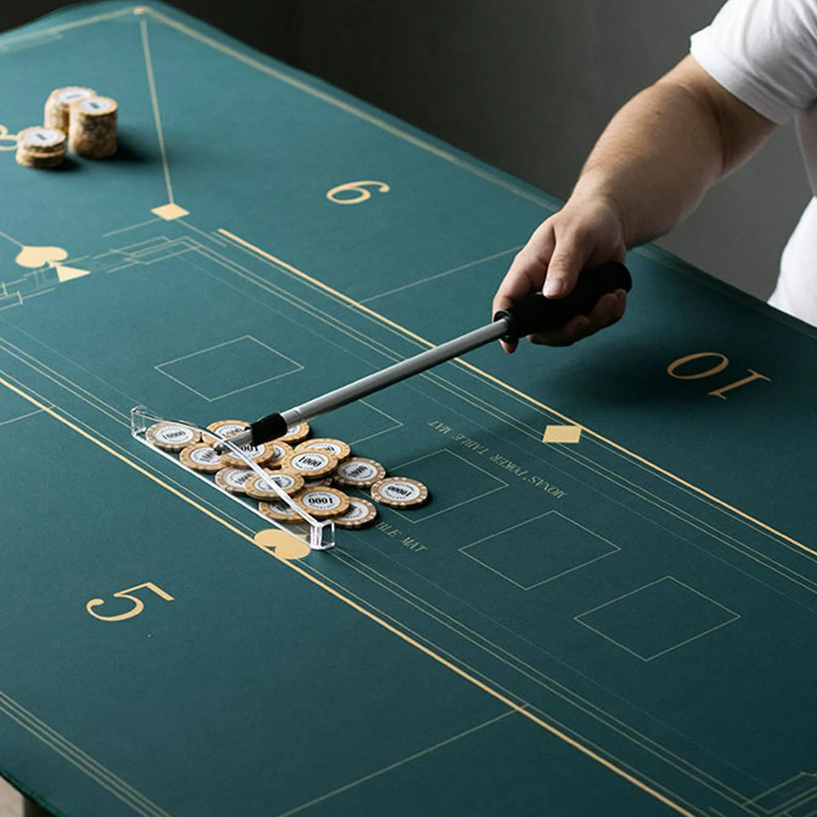 ポーカーチッププッシュ格納式チップスティックプッシャーポーカー