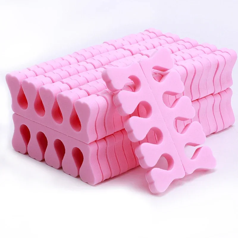 Soft Nail Art Toe Separators Fingers Foots Sponge UV Gel Polish Nail Kits Beauty Tools Manicure Pedicure Pack 50/100Pcs