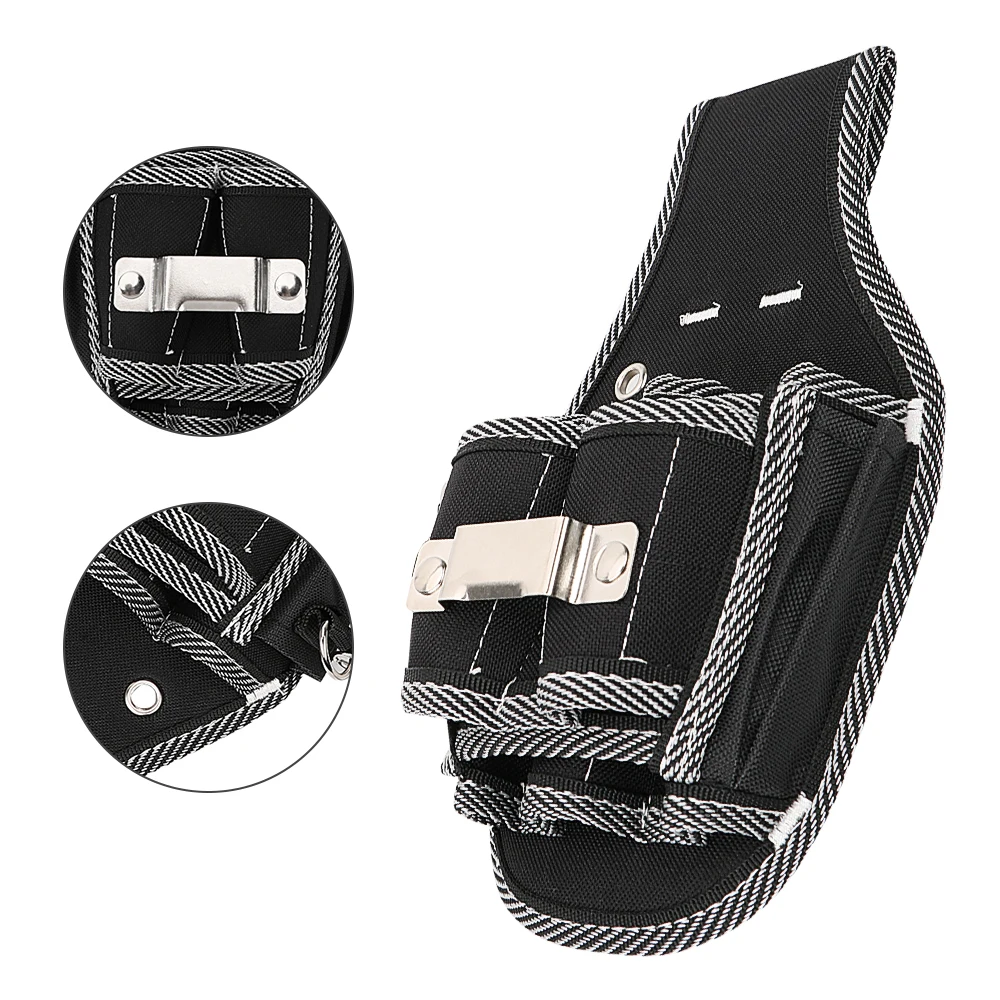NICEYARD Drill Screwdriver Utility Kit Holder Drill Hammer Storage Waist Pocket Tool Belt Pouch Bag Carpenter Tool Bag 4