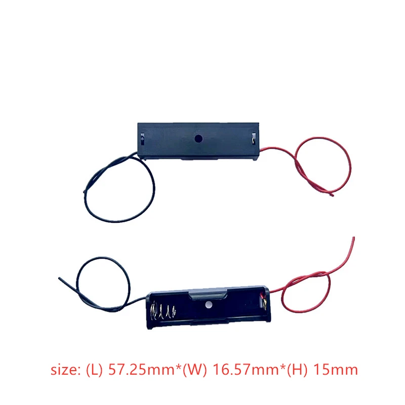 Battery Storage Box Battery Case Battery Holder Battery Box 5PCS AA Power Battery Storage Case Holder Storage Box Multi Purposes DIY AA Battery Holder LR6 Container Lead Cables