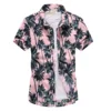 2022 Casual Floral Beach Men's Shirt Summer Short Sleeve Hawaiian Shirts For Men Plus Size Quick Dry Tee Shirt Men Clothes Camis 3