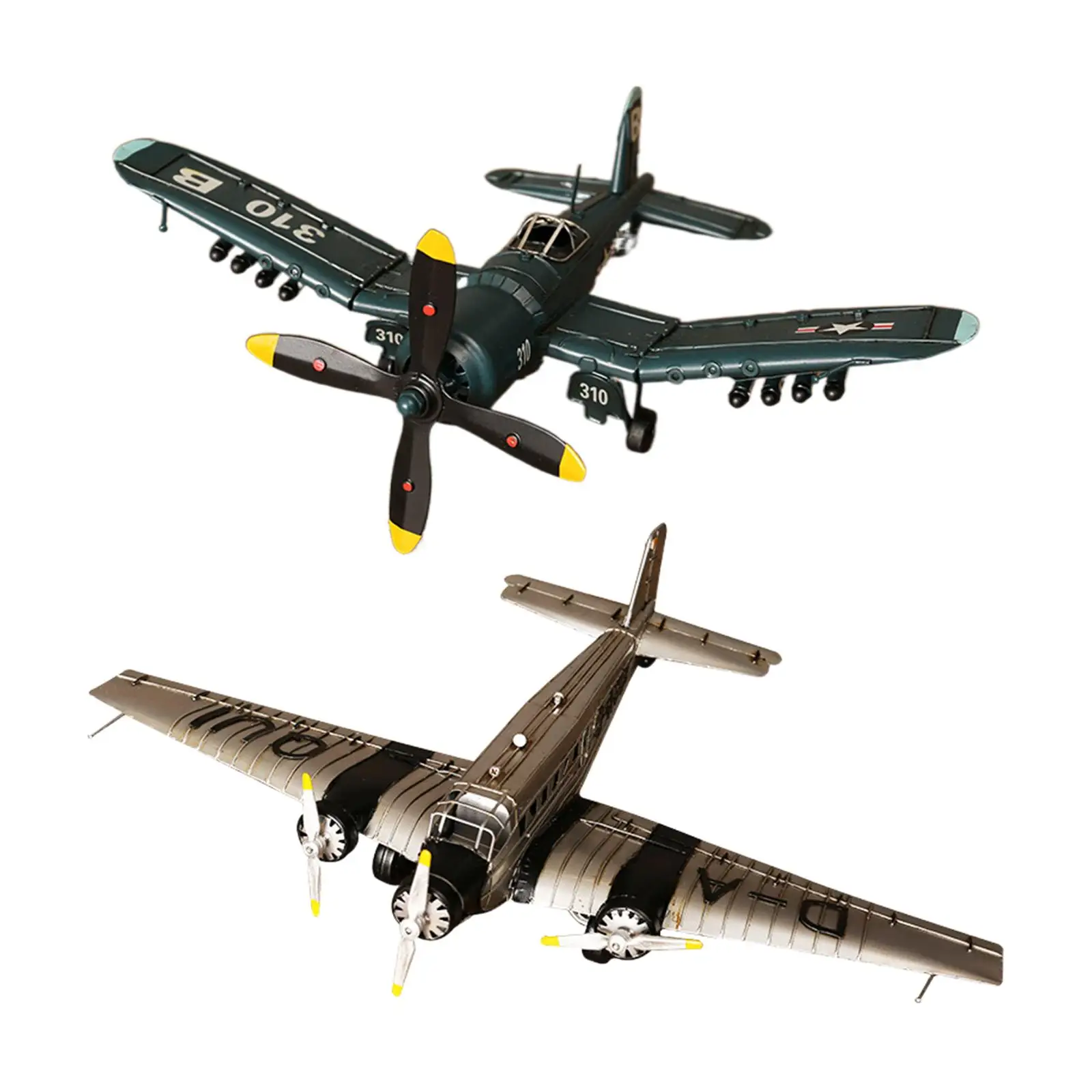 

Настольная модель самолета, подарок на день рождения, миниатюрная модель самолета в памятном стиле для спальни, книжная полка