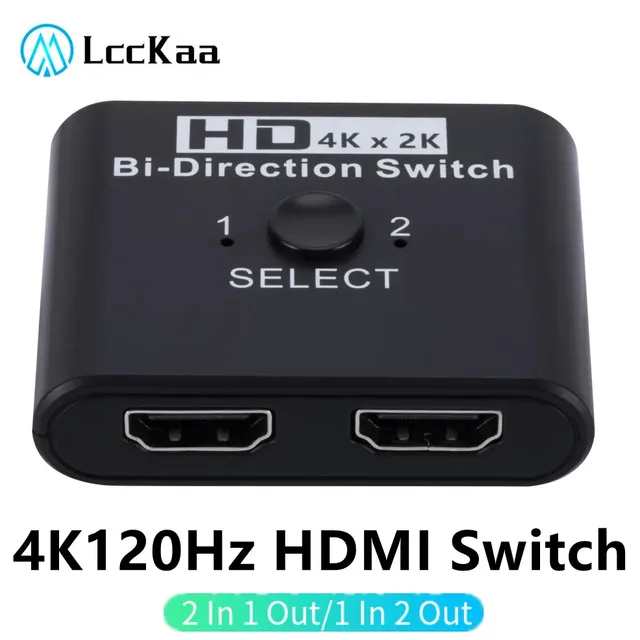 양방향 HDMI 스위치로 원활한 디스플레이 전환과 프리미엄 비디오 품질을 경험하세요!