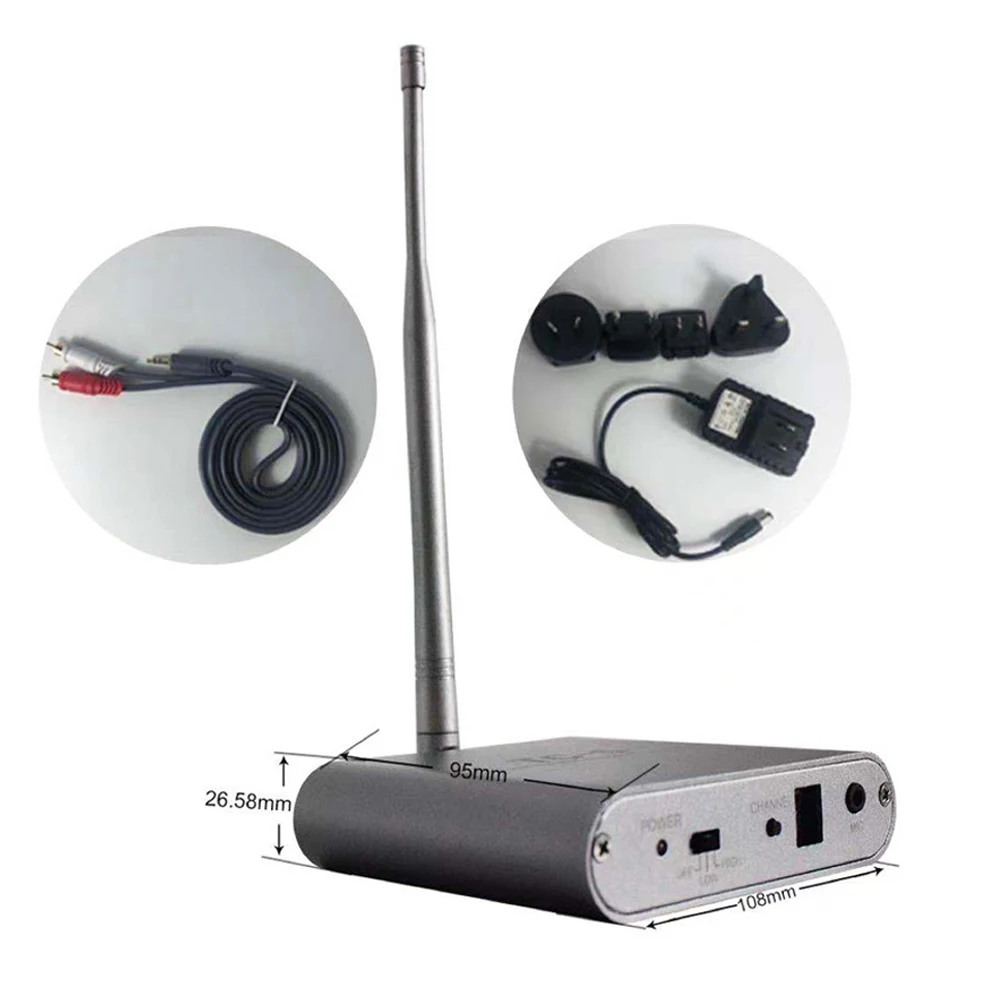 TC-5 More Channels 500M Dj Foldable Wireless Stereo Silent Disco Headphone and Transmitter
