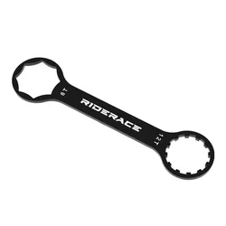 Bicycle Front Fork Wrench Spanner for Mountain Bike Suspension Cap Removal Tool (Black)