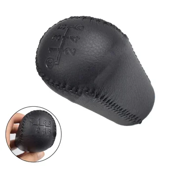6 Speed Leather Shift Knob 33504-12250-C0 For Toyota For Land For Cruiser For Prado GRJ120 2003-2016 Lever Ball Car Accessories 1