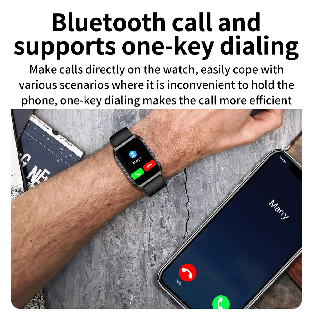 KAIMORUI  E17 Ʈ ġ  ȭ   ƮϽ Smartwatch    ð ȵ̵ IOS ȭ