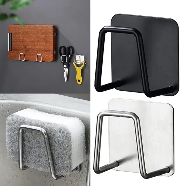 싱크대 혼란 해결을 위한 세련되고 내구성 있는 주방 스폰지 거치대