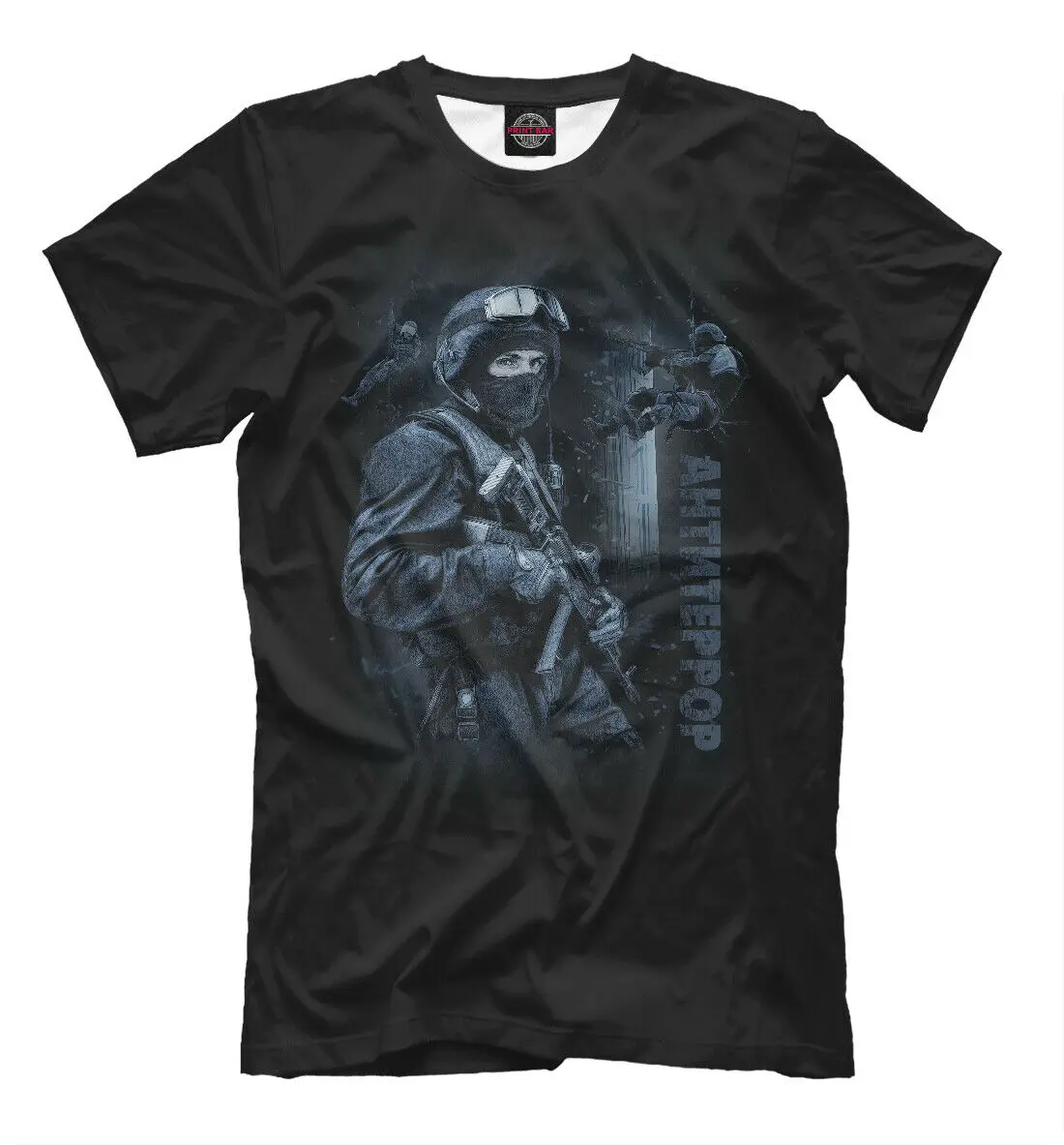 

Antiterror Special Operations Forces Men T-shirt Russia Army T Shirt