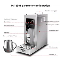 220v Electric Steam Milk Frother Commercial Milk Foaming Machine Coffee Shop Professional Milk Steamer 1