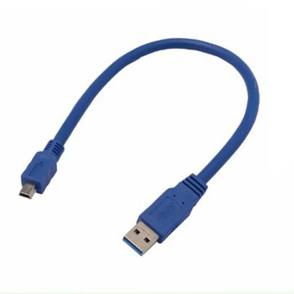 최고 품질의 5Gbps USB 3.0 A 타입 남성에서 미니 10핀 B 타입 연장 케이블 태블릿 PC 전화 카메라 허브 HDD 커넥터용