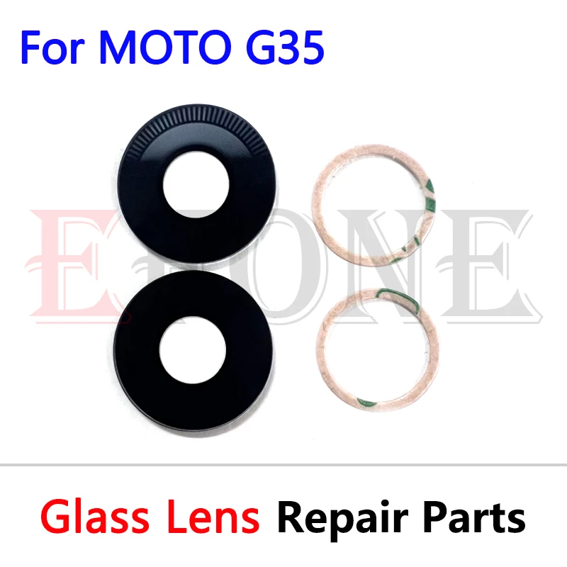 10PCS For Motorola Moto G35 G75 Rear Back Camera Glass Lens Cover