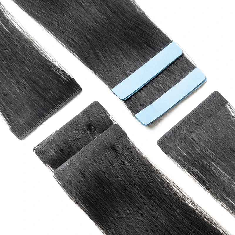 Invisible Tape In Hair EXtensions Human Hair Seamless Pu Skin Weft Injected Extensions Machine Remy Tape-Ins 10pcs/pack