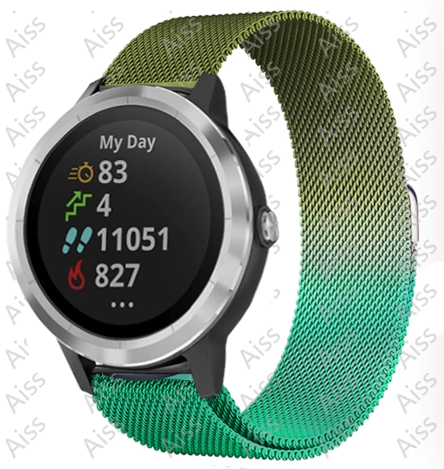 Milanese Loop Smartwatch Wristband Bracelet - 20mm/22mm Strap