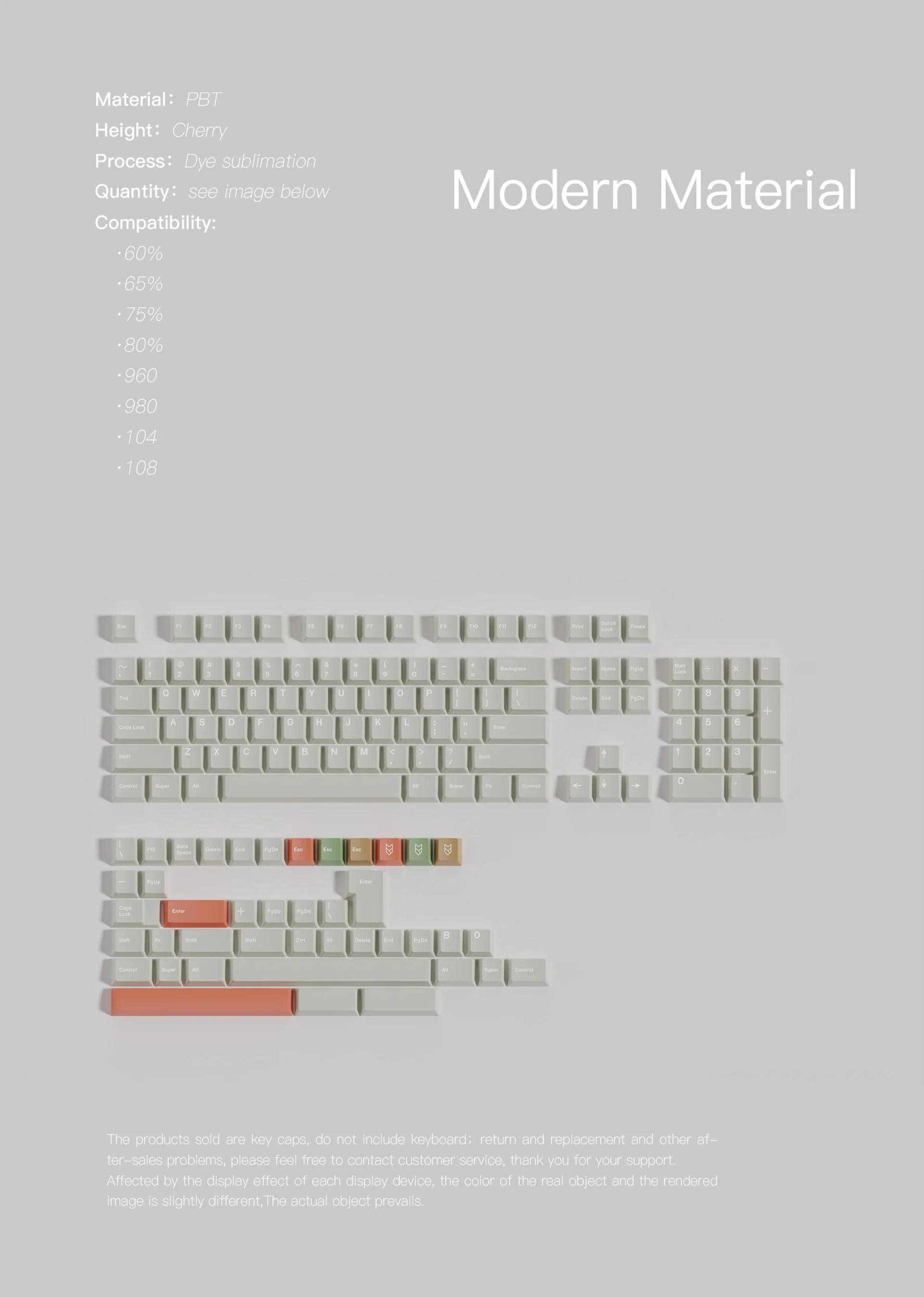 Sublimation, Teclado Mecânico Interruptor MX, Double B Spacer, GMK 146 Chaves