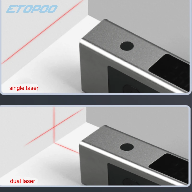 L1 Laser Line Projector Angles Laser Measurement Tools USB C Charging Measure for Home laser rangefinder