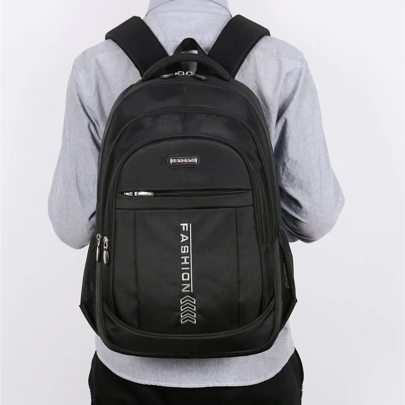 17 inch computer backpack men's outdoor travel bag gift backpack student schoolbag overprint