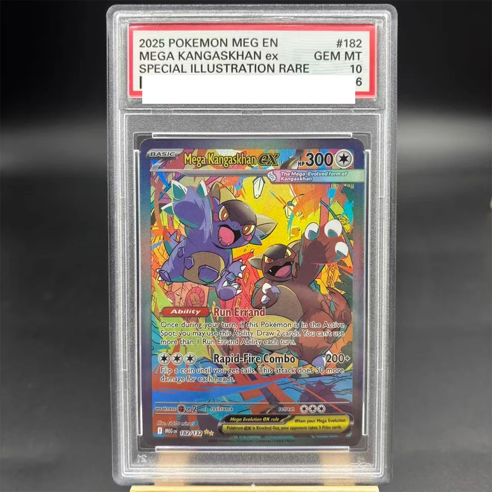 DIY PTCG 컬렉션 카드 등급 카드 메가 가르데보아르 ex 178/132 카피 10포인트 등급 카드 애니메이션 게임 선물