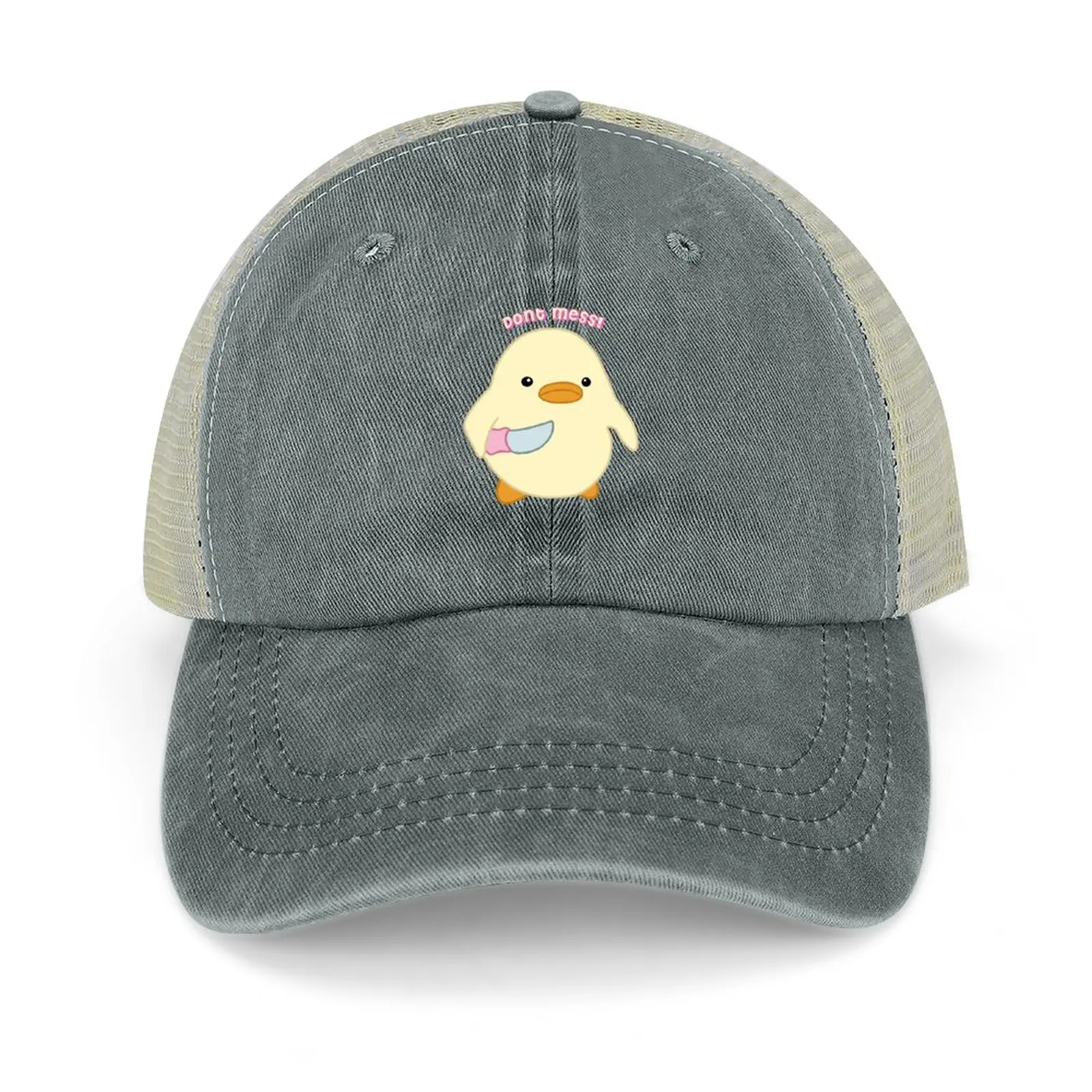 

Утка с ножом-не беспорядок! Мужская Ковбойская шляпа с козырьком