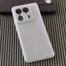 Sleek Matte Clear Soft Silicone Phone Case - Slim and Durable Back Cover for Moto X50 Ultra (Matte transparent)