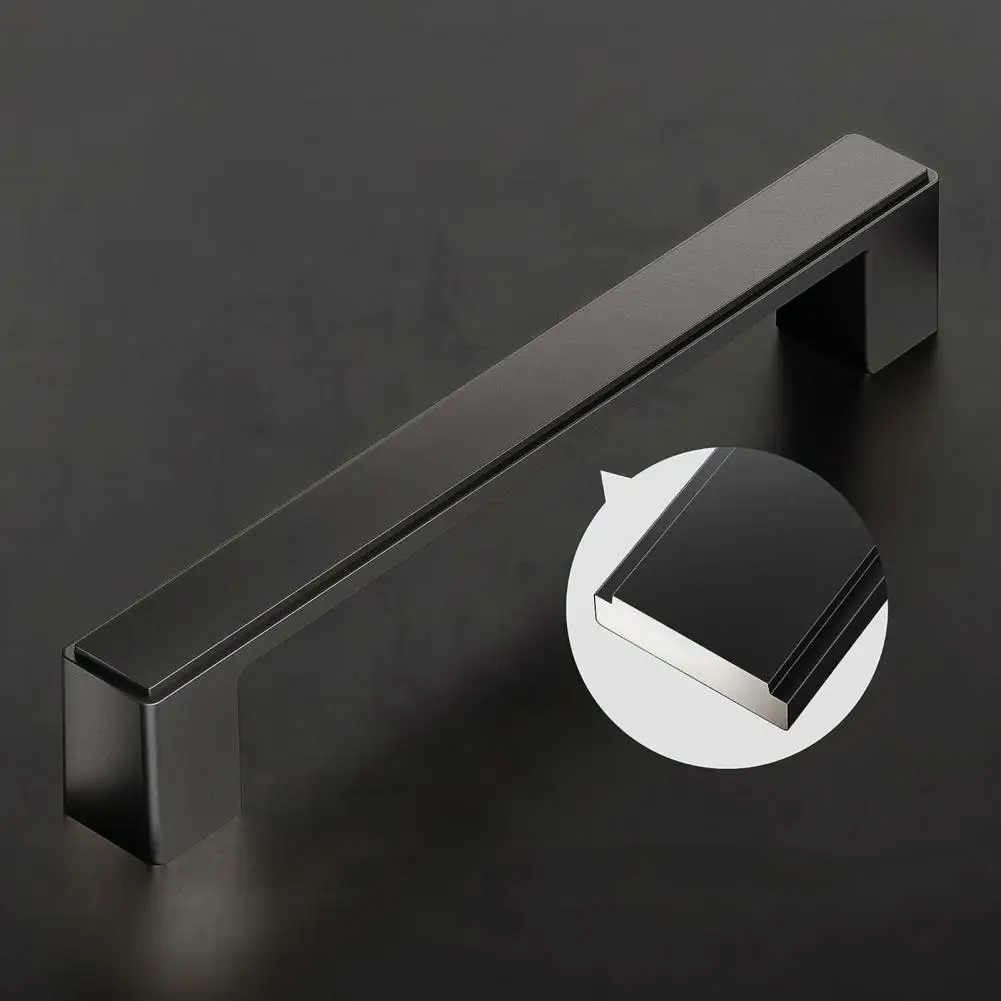 

Kitchen Cabinet Handles Wardrobe Handle Cabinet Handles Simple Style Furniture Door Hardware with Polished Surface Corrosion