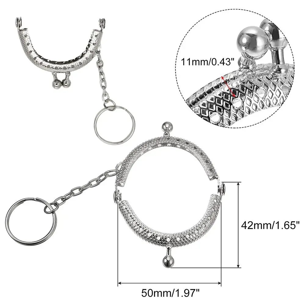Metal Purse Frame Bag Accessory for Sewing and Crafting