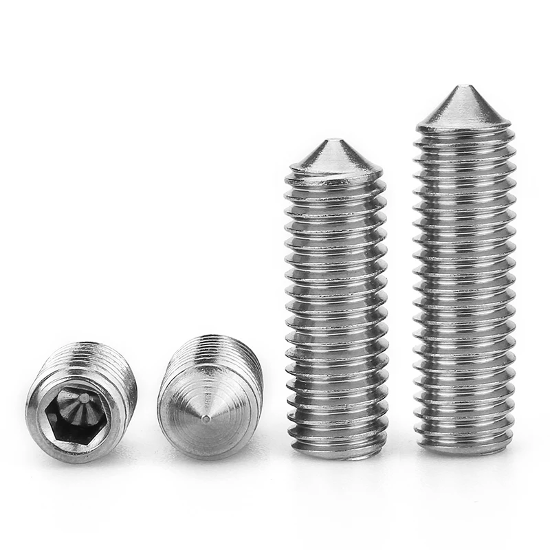 M2.5 M3 M4 M5 M6 M8 M10 M12 304 Stainless Steel Hex Hexagon Socket Allen Cup Point Grub Screw Set Screw Bolt DIN914 5/ 10/ 20pcs hexagon socket head bolt hex socket screw hexagon socket screw hexagon socket head screw stainless steel screw
