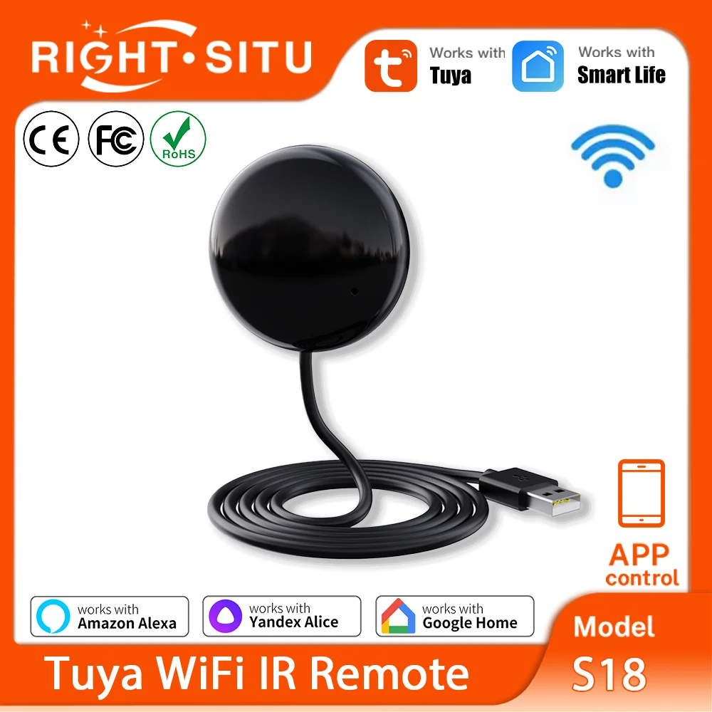 Tuya WiFi IR remoto para automatización del hogar inteligente