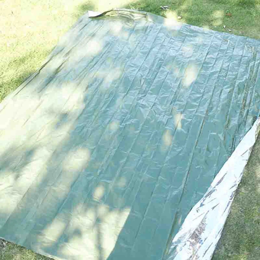 1-3PCS Outdoor Emergency Survival Blanket Waterproof First Aid Sliver Rescue Curtain Foil Thermal Military Blanket 130/140x210CM 5