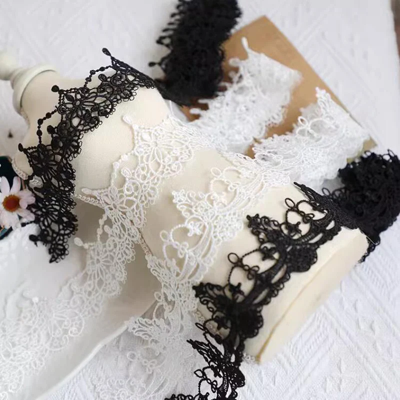 Lace Accessories Water Soluble Embroidery Ribbon Sewing Supplies DIY Clothing Sewing Lace 5cm Wide 1Yard